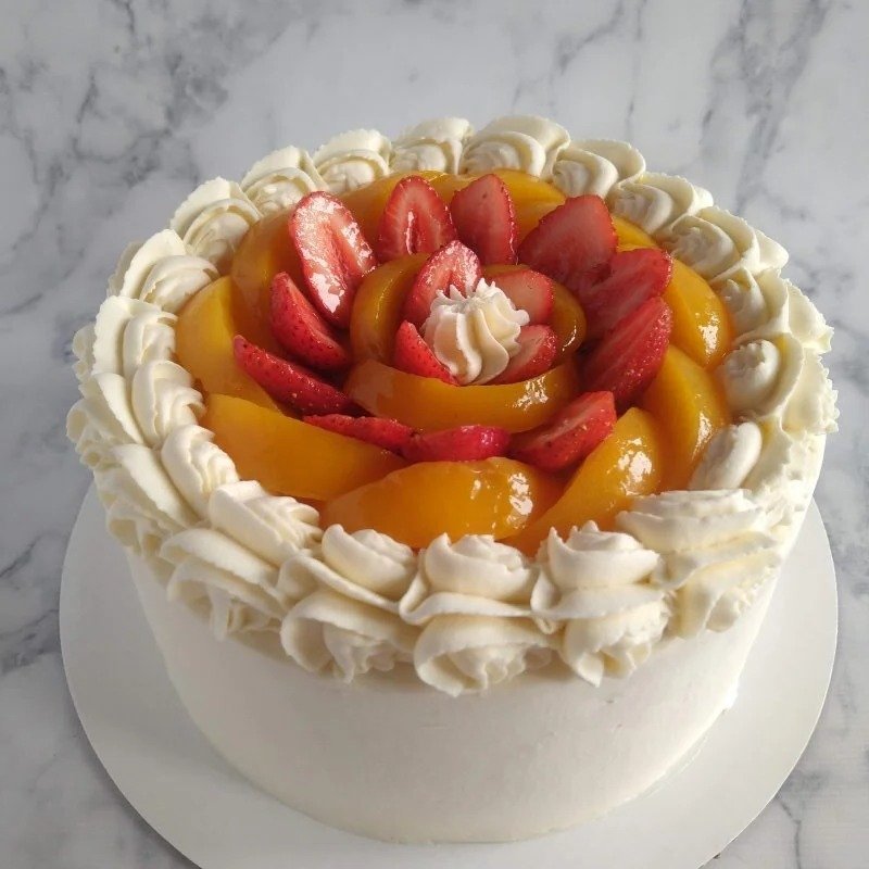 Torta Frutas y Crema