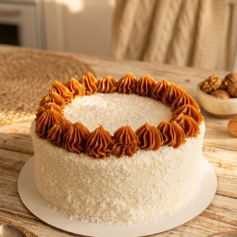 Raffaello con Dulce de Leche